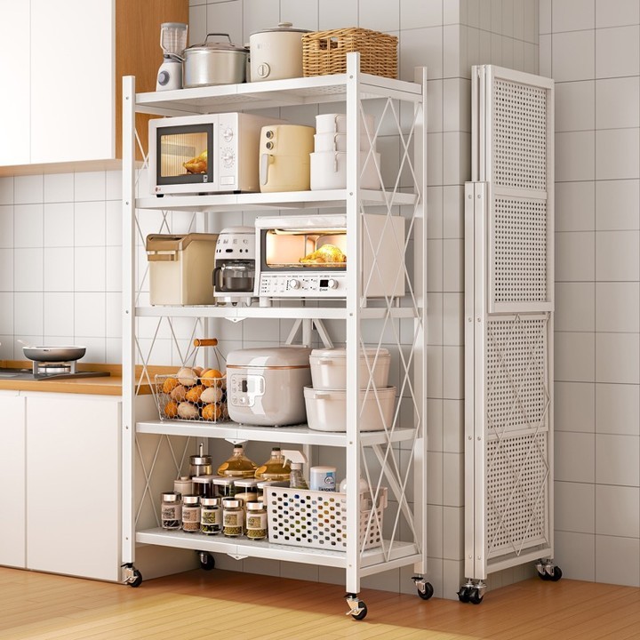 Sports Equipment Cabinet - Étagère de rangement pliable multi-niveaux sans