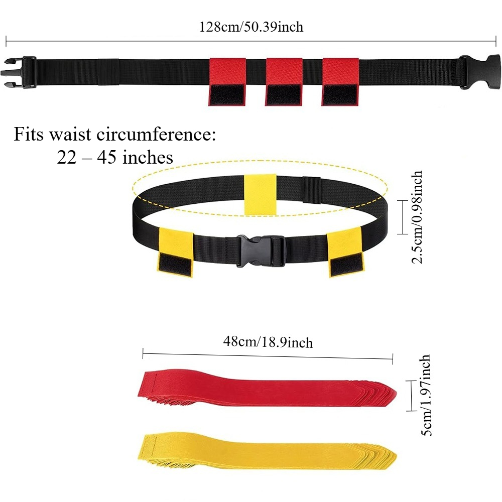 Ensemble de 6 ceintures de fla - Sports Equipment For Kids avis et prix