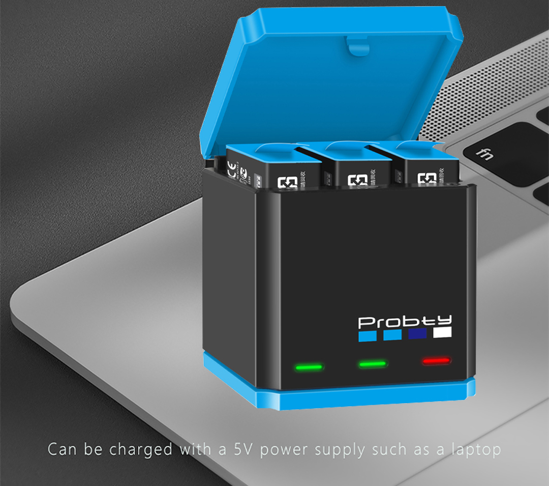 Chargeur pour GoPro 12 11 10,  - Sports Equipment Cabinet avis et prix