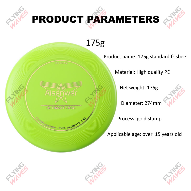 Professionnel 175g disque vola - Frisbee Ultimate Disc avis et prix