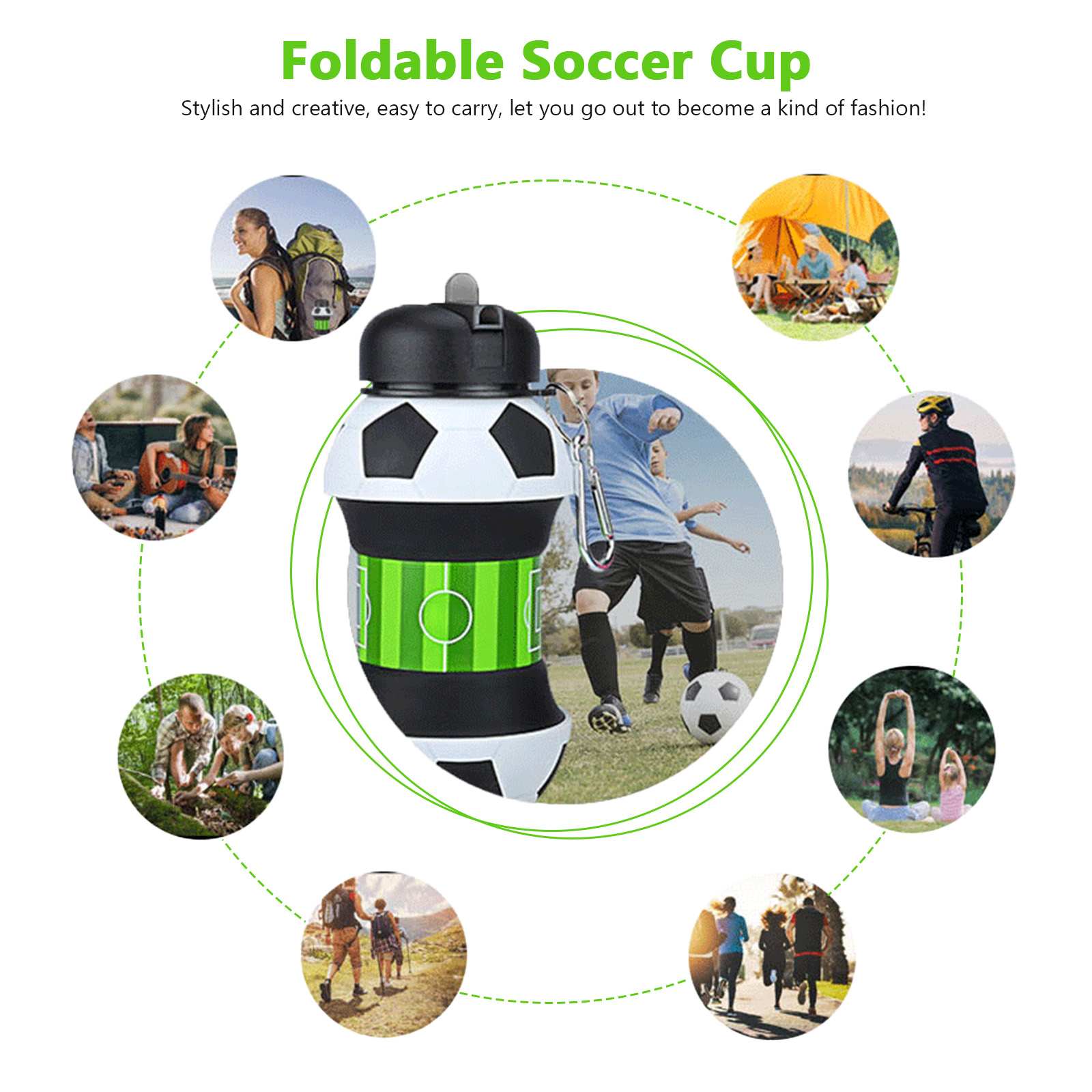 Bouteille d'eau pliable de 550 - Sports Equipment For Kids avis et prix